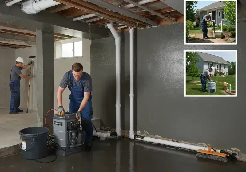 Basement Waterproofing and Flood Prevention process in Knoxville, IL